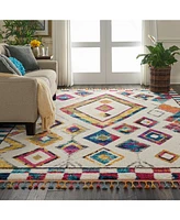 Closeout! Nourison Home Nomad NMD05 Gray 7'10" x 10'6" Area Rug