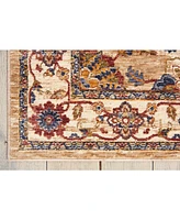 Closeout! Nourison Home Lagos LAG05 Multi 5' Round Rug