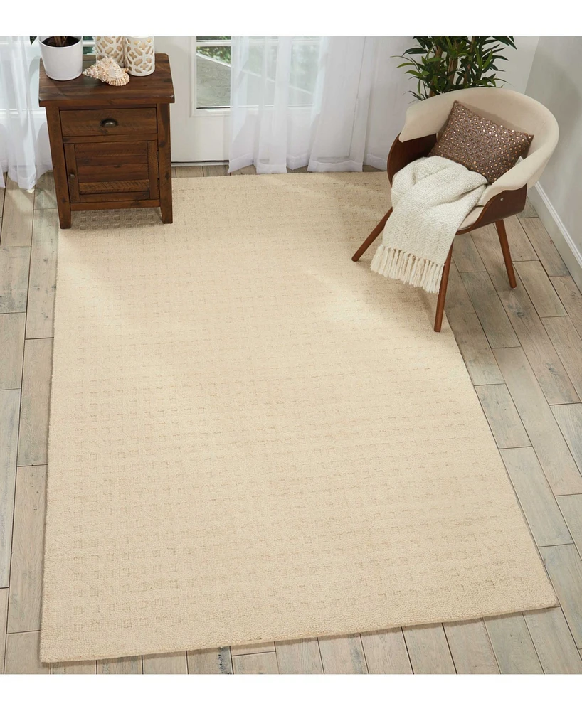 Nourison Home Marana MNN01 Ivory 3'9" x 5'9" Area Rug