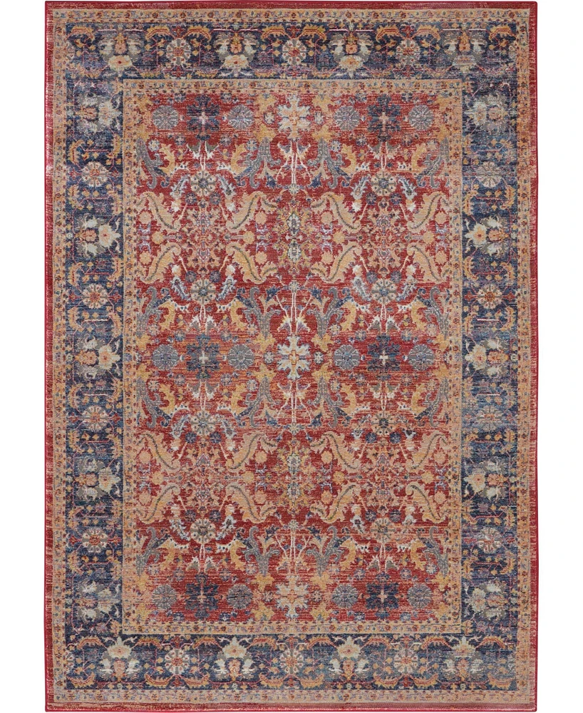 Nourison Home Ankara Global ANR02 Red 4' x 6' Area Rug
