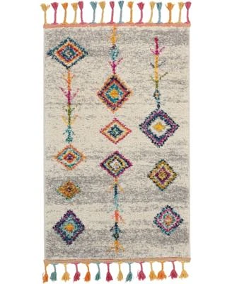 Closeout Nourison Home Nomad Nmd04 Cream Gray Rug