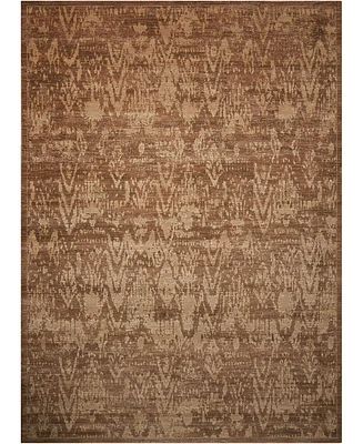 Nourison Home Silken Allure SLK17 Chocolate 5'6" x 8' Area Rug