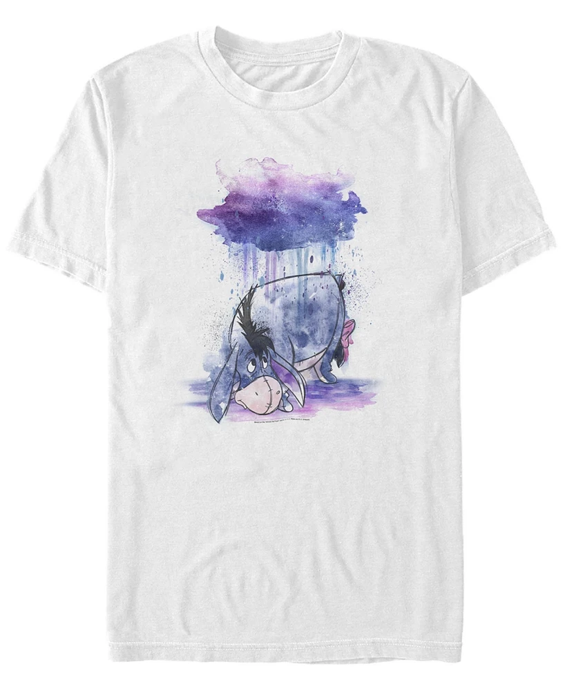 Fifth Sun Men's Watercolor Eeyore Short Sleeve T-Shirt