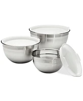 Cuisinart Stainless Steel Mixing Bowls with Lids, Set of 3