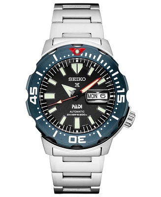 Seiko Men's Automatic Prospex Stainless Steel Bracelet Watch 42.4mm
