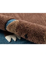 Momeni Atticus Atc-4 Navy 5' x 7' Area Rug