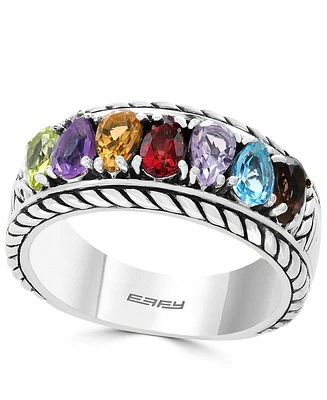 Effy Multi-Gemstone Statement Ring (1-5/8 ct. t.w.) Sterling Silver