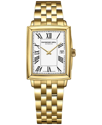 Raymond Weil Women's Swiss Toccata Gold Pvd Stainless Steel Bracelet Watch 22.6x28.1mm