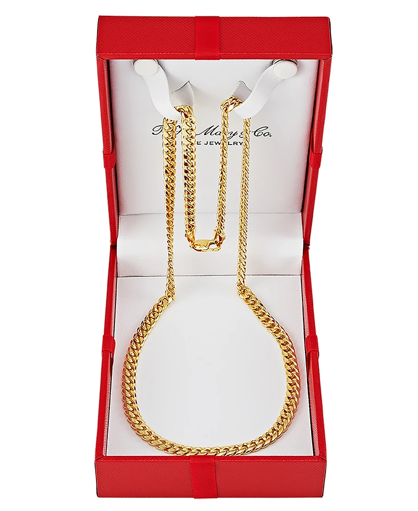 Lightweight Miami Cuban Link 24" Chain Necklace (6mm) in 10k Gold