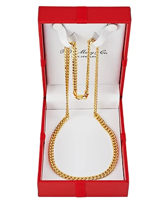 Lightweight Miami Cuban Link 24" Chain Necklace (6mm) in 10k Gold