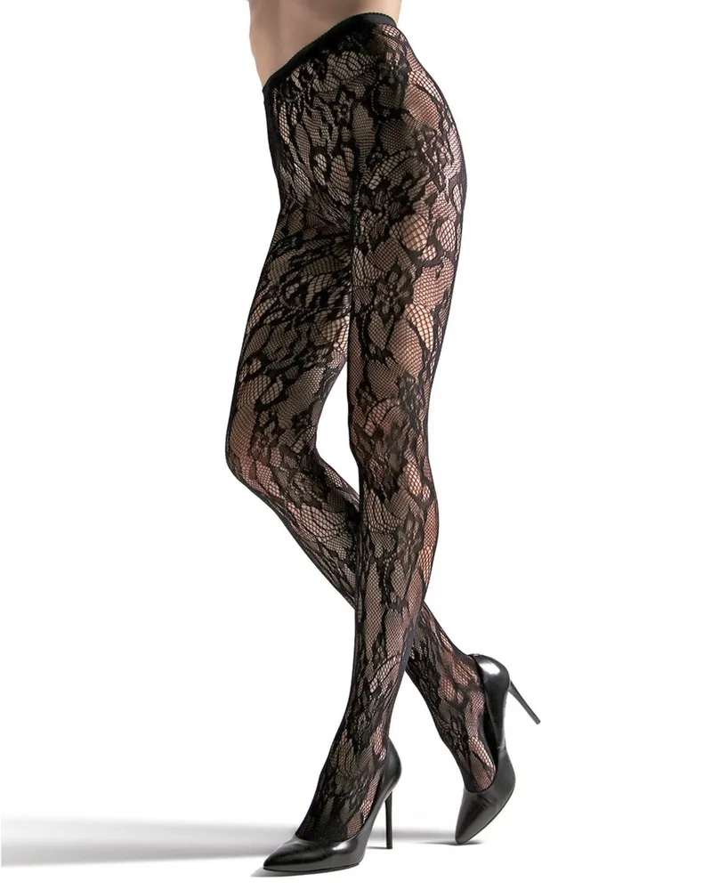 Natori Women's Lace Cut-Out Net Tights Hosiery