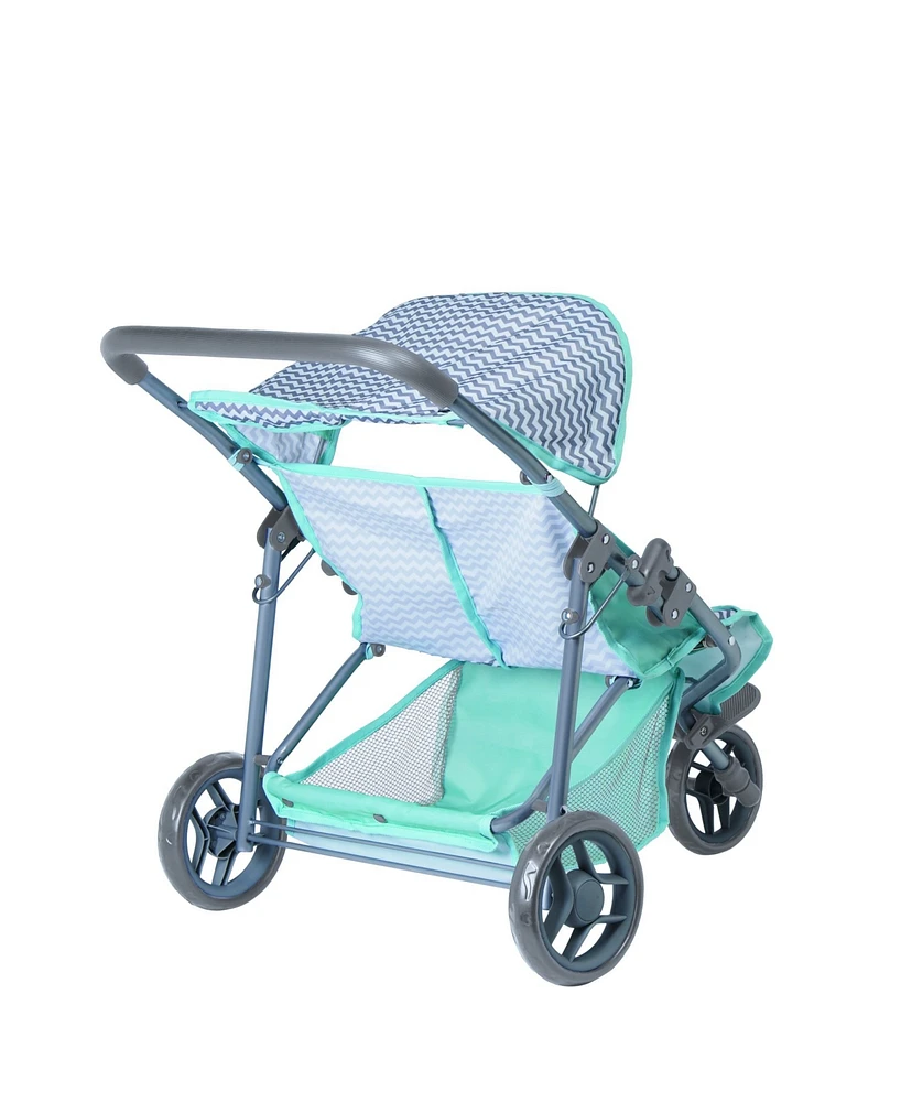 Zig Zag Twin Jogger Doll Stroller