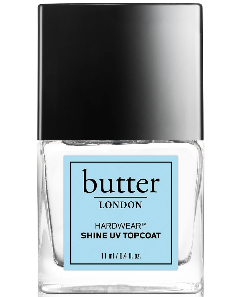 butter London Hardwear Shine Uv Topcoat, 0.4 oz.