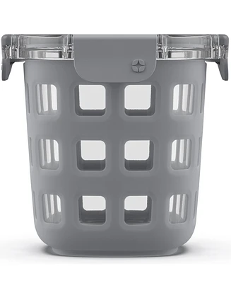 Ello DuraGlass -Cup Round Meal Prep Food Storage Container