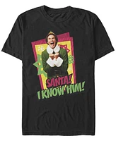 Men's Elf Santa's Coming Short Sleeve T-shirt