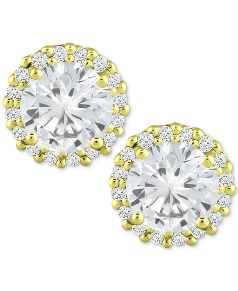 Giani Bernini Pave Cubic Zirconia Stud Earrings (1-3/4 ct. t.w.) Sterling Silver, Created for Macy's