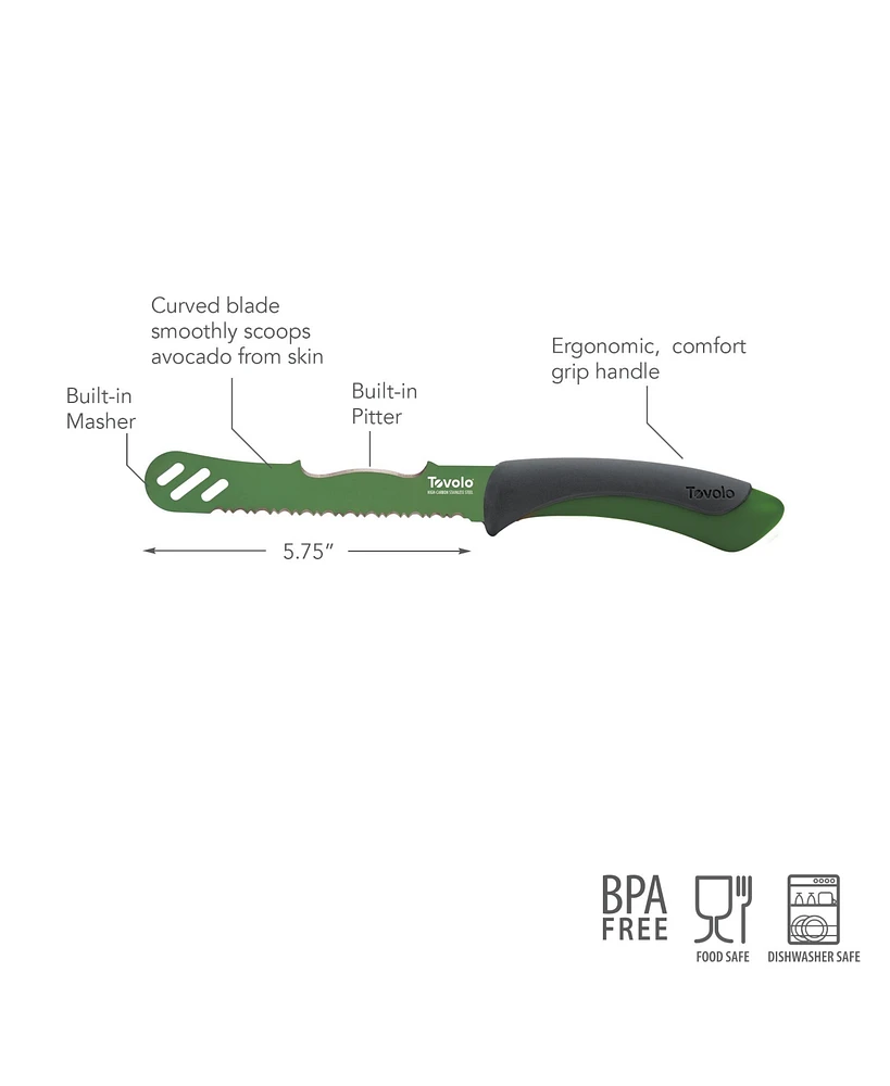 Comfort Grip Serrated 5.75" Avocado Knife