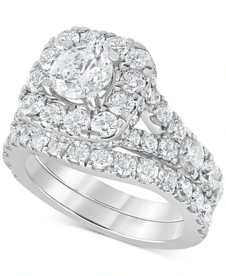 Diamond Bridal Set (4 ct. t.w.) in 14k White, Yellow or Rose Gold