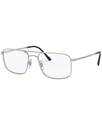 Ray-Ban RX6434 Men's Square Eyeglasses