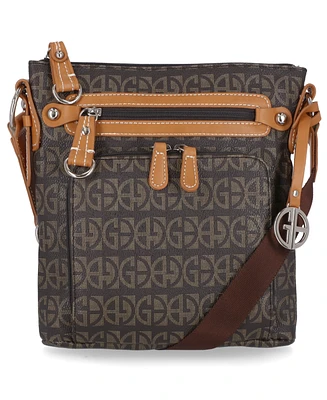 Giani Bernini Block Signature Crossbody, Exclusively at Macy's