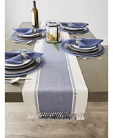 Design Imports Dobby Stripe Table Runner, 13" x 72"