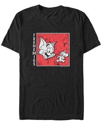 Men's Tom Jerry Frenemies Streetwear Short Sleeve T-shirt
