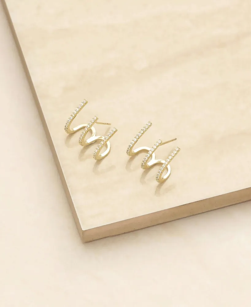 Ettika Ear Wrap Stud with Cubic Zirconia