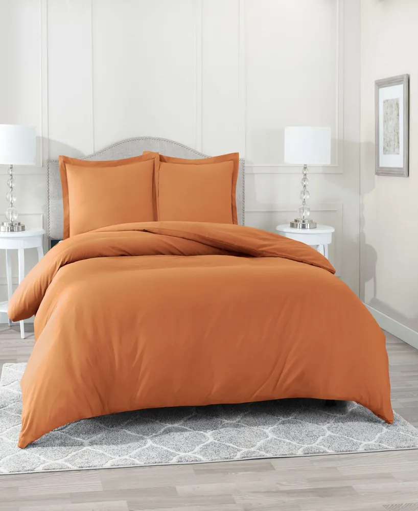 Neslt Super Soft Double Brushed Microfiber 3 Pc. Duvet Cover Set