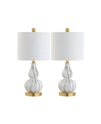 Anya Mini Glass Table Lamp, Set of 2