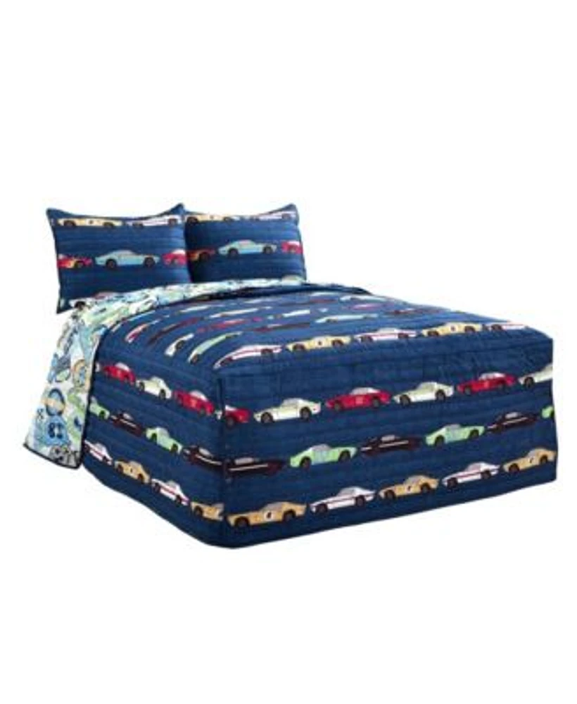 Lush Decor Kids Race Cars Quilt Sets