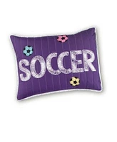 Lush Decor Kids Girls Soccer Kick Quilt Sets