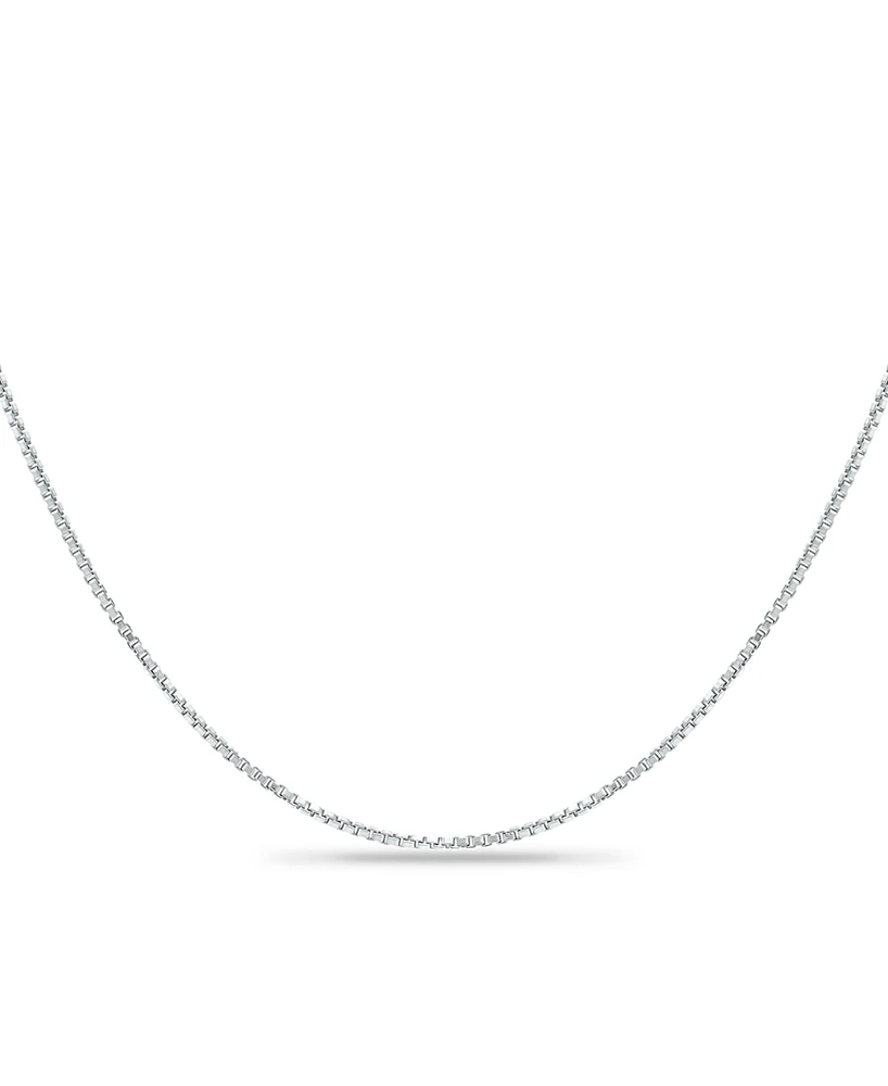 Giani Bernini Sterling Silver Chain Necklace, 24" Box Chain