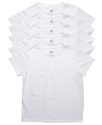 Big Boys Ultimate Cotton Blend Crew Undershirt, Pack of 5