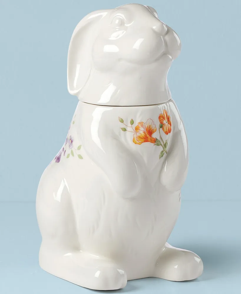 Lenox Butterfly Meadow Bunny Cookie Jar