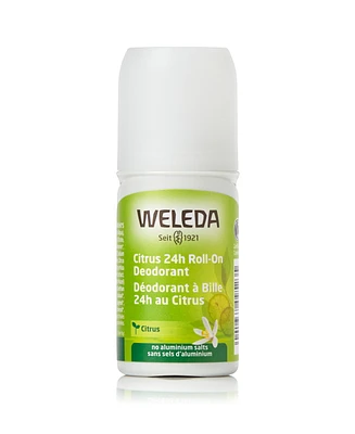 Weleda Citrus 24 Hours Roll-On Deodorant, 1.7 oz