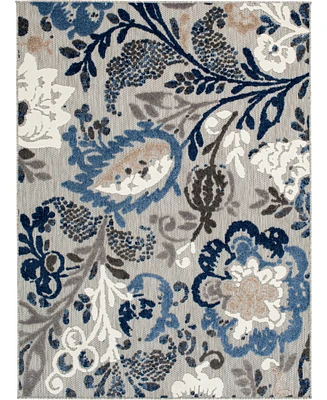 Closeout! Northern Weavers Britta Bri-01 5'3" x 7' Outdoor Area Rug