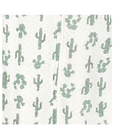 Hudson Baby Boys Unisex Deluxe Quilted Long-Sleeve Sleep Sack & Wearable Comfort Quilt