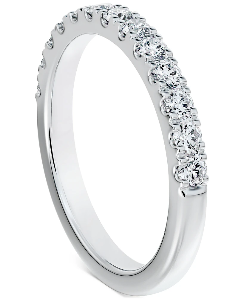 Portfolio by De Beers Forevermark Diamond French Pave Wedding Band (1 ct. t.w.) in 14k White Gold