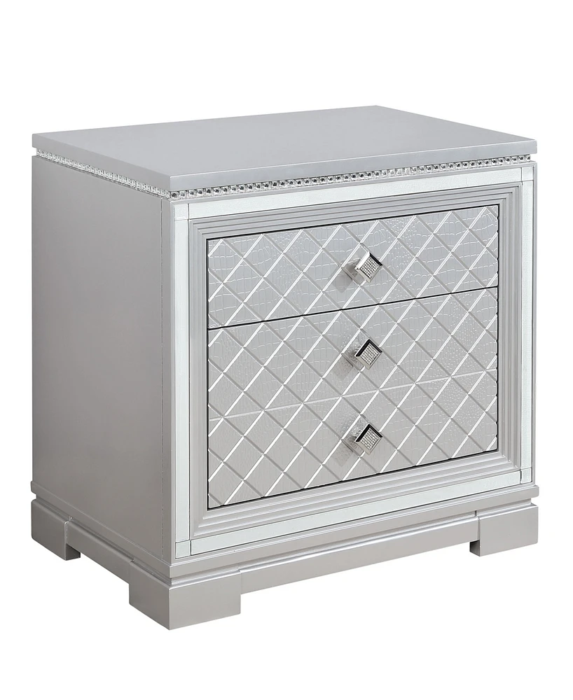Zarthan 3 Drawer Nightstand