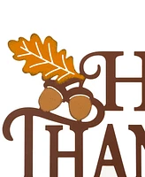 Glitzhome "Happy Thanksgiving" Wall Decor, 24"