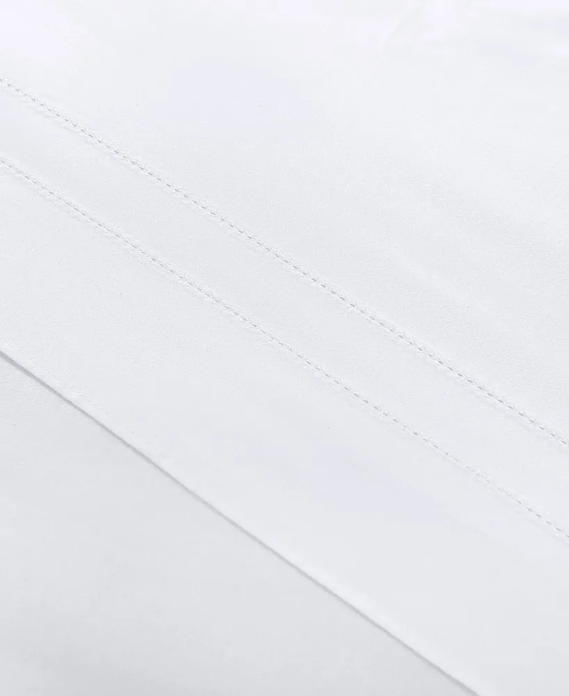 Tommy Bahama Home Solid Pleated Cotton Sateen Tailored Bed Skirt, Queen
