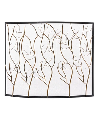 Eclectic Fireplace Screen