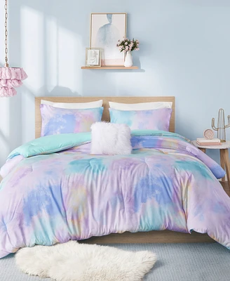 Intelligent Design Cassiopeia Watercolor Tie Dye 4-Pc. Comforter Set