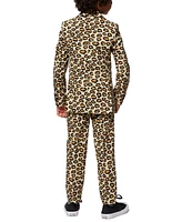 OppoSuits Toddler and Little Boys 3-Piece The Jag Animal Print Suit Set Including Blazer, Pants and Clip-On-Tie