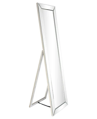 Empire Art Direct Solid Wood Frame Covered with Beveled Clear Mirror - 64" x 18"