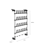 Neu Home Over The Door Shoe Rack with Accessory Hooks