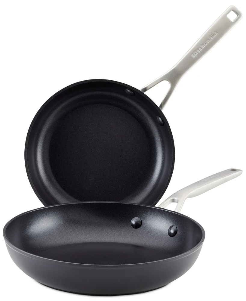 KitchenAid Hard-Anodized 2 Piece Induction Nonstick Frying Pan Set