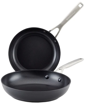 KitchenAid Hard-Anodized 2 Piece Induction Nonstick Frying Pan Set
