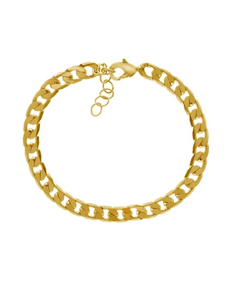 And Now This 18k Gold Plated Curb Link Bracelet
