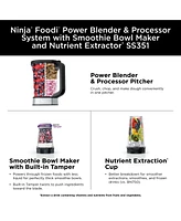 Ninja Foodi Power Blender & Processor System with Smoothie Bowl Maker and Nutrient Extractor* + 4in1 Blender 1400WP